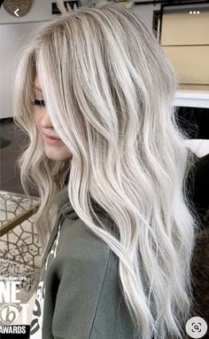 Icy Blonde Hair, Ash Blonde Hair, Blonde Hair Shades, Balayage Hair Blonde, Blonde Hair Inspiration