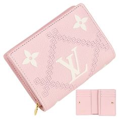 Louis Vuitton Portefeuille Broderie Monogram Implant Calf Leather Pink Gold Wallet Flap Lv Size About: Width 10cm X Height 19cm X Depth 1.5cm Weight About 110g Gold Wallet, Louis Vuitton Bags, Pink Gold, Louis Vuitton Bag, Pink And Gold, Calf Leather, Bag Lady, Louis Vuitton, Monogram