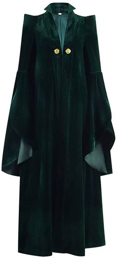 PRICES MAY VARY. Material: 90%Velvet Fabric. Imported Adult Female Professor McGonagall Costume Hogwarts Witch Cosplay Halloween Cloak Uniform Velvet Robe. Material: Velvet Fabric.The fabric is high quality,soft,comfortable and exquisite. Occasions: This costume will be a great gift for Mcgonagall's fans, Suitable for cosplay party,role play,xmas halloween party,theme party,stage costumes,animation and cartoon costumes,clothing parties,etc. Size: US standard women size.Please place an order acco Professor Mcgonagall Costume, Mcgonagall Costume, Hermione Costume, Green Wizard, Female Professor, Professor Mcgonagall, Minerva Mcgonagall, Halloween Suits, Witch Cosplay