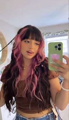 Miranda Rae Hair Pink, Miranda Rae Hair, Pink Hair Dye Ideas, Miranda Core, Melody Piper, Extreme Haircut, Miranda Rae, Haircut Transformation, Before And After Hair