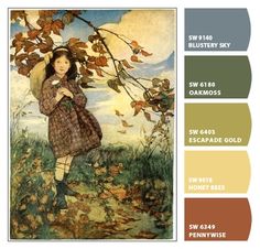 1905 Kitchen, Library Color Palette, Autumn Pallet, Witchy Journal, Favorite Paint Colors, Neutral Paint