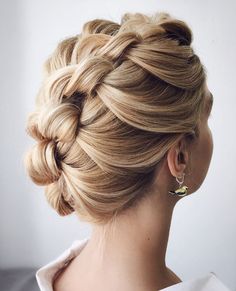 Braid Updo, Makijaż Smokey Eye, Braided Hairstyles For Wedding, Prom Hairstyles, Formal Hairstyles