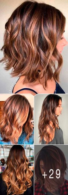 Charming And Chic Options For Brown Hair With Highlights Coffee Brown Hair, Brown Hair With Highlights And Lowlights, Brown Hair Shades, Hair With Highlights, Brown Ombre Hair, Red Brown Hair, Brown Hair Balayage, Hair Color Highlights, Brown Blonde Hair