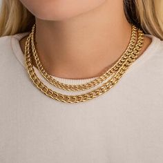 14K Large Miami Cuban Link Necklace Large Gold Necklace, Timeless Necklace, Jewelry Stacking, Diamond Ear Cuff, Cuban Link Necklace, Evil Eye Necklace Gold, Miami Cuban Link Chain, Miami Cuban Link, Cuban Link Chain Necklaces