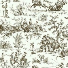 black and white wallpaper with people riding horses