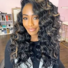 SABRINA CAMILLE | Multiple part Crochet method Using beach curl by @shakengo_hair Colors t27 t30 and #2 | Instagram Creative Crochet, Side Braid, Crochet Hair, Ocean Wave, Do It