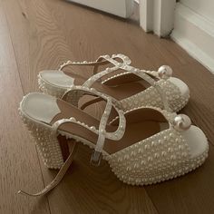 Pearl Platforms - Brand New Never Worn Wedding Vibes, White Cream, Cream White, Women Shoes, Cream, Brand New, Women Shopping, White, Color