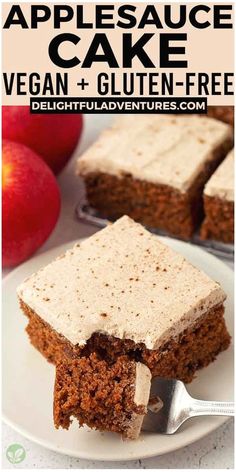 This applesauce spice cake is is a vegan and gluten-free spin on the traditional recipe you know and love. Made without dairy, eggs, or gluten, it’s packed with warm spices and raisins for that nostalgic flavour. Add nuts if you like for an extra crunch! Moist, easy to make, and utterly delicious, it’s perfect on its own or paired with a creamy homemade cinnamon buttercream frosting (recipe included).