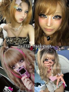 #makeup #makeuplover #makeupgoals #tiktok #aesthetic #gyaru Droopy Eye Makeup, Cute Makeup Hacks, Y2k Makeup, Gyaru Makeup, Tiktok Aesthetic, Beauty Magic, Makeup Tut, Gyaru Fashion