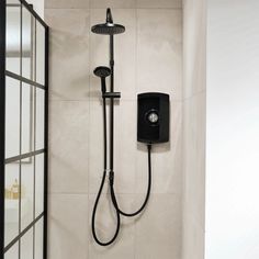 the shower head is mounted to the wall