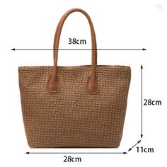 Shape: Casual ToteHandbags Type: Shoulder BagsTypes of bags: Shoulder & HandbagsOrigin: CN(Origin)Main Material: StrawClosure Type: zipperHardness: SOFTExterior: NONEStyle: BohemianLining Material: PolyesterOccasion: VersatileGender: WOMENPattern Type: KnittingNumber of Handles/Straps: TwoInterior: No PocketDecoration: NONEItem Type: Handbagsstraw bags: Women straw bagsStraw Bag: Bag for WomenShoulder Bag: Women Shoulder BagsWomen Bag: Summer Travel Bag Casual Large Satchel In Tote Shape, Large Rectangular Casual Bag, Large Rectangular Casual Bags, Casual Large Satchel In Tote Style, Casual Large Satchel With Double Handle, Casual Large Tote Satchel, Casual Large Satchel Bag, Casual Large Square Bag, Casual Large Rectangular Bag