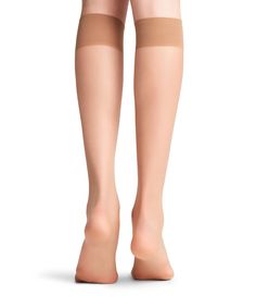 These elegant, sheer, fine knee-high socks with an even knit structure ensure a silky feel on the skin. The comfortable, sensitive cuffs and toes with the finest soft seams guarantee the highest level of comfort. Micro-elastic Solid Mid-calf Hosiery, Fitted Nylon Elegant Socks, Sheer Stretch Knee-high Legwear, Elegant Stretch Mid-calf Legwear, Elegant Micro-elastic Knee-high Stockings, Soft Knee-high Stockings, Elegant Fitted Soft Touch Hosiery, Elegant Fitted Hosiery With Soft Touch, Classic Knee-high Stretch Stockings