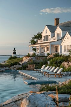 Oceanfront Paradise: New England's Crown Jewel New England Coastal Homes, Coastal New England Home, New England Interior Design, Hidden Passageways, New England Beach House, Ranch Design, England Summer, Dark History