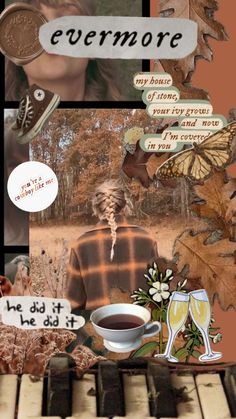 an altered collage with words and pictures