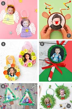 christmas crafts for kids that are easy to make and great for the holiday season with pictures on them