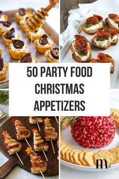 Need quick and easy appetizer ideas? These recipes are perfect for office parties, Christmas Eve dinners, and holiday buffets. Save to your Christmas Appetizer Recipes board! Christmas Party Food Appetizers, Christmas Appetizer Recipes, Holiday Appetizers Easy, Christmas Appetizer