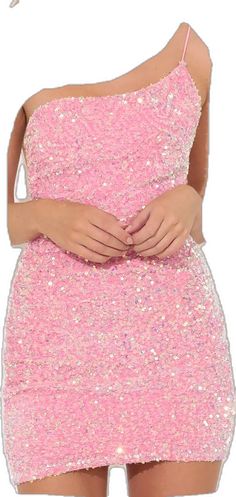 One Shoulder Sequin Dress, Nude Strappy Heels, Pink Sequin Dress, Lucy In The Sky, Taylor Swift Outfits, Pink Sequin, Strappy Heels, Velvet Fabric, Sequin Dress