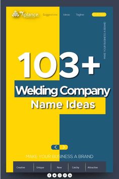 the cover of 103 + wedding company name ideas