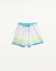 Topaz Splash Casual Tie-dye Bottoms For Beach, Casual Tie-dye Shorts With Relaxed Fit, Casual Relaxed Fit Tie Dye Shorts, Casual Tie Dye Bottoms For Beach, Casual Tie Dye Relaxed Fit Shorts, Casual Tie Dye Shorts With Relaxed Fit, Casual Acid Wash Bottoms For Summer, Casual Tie-dye Shorts, Summer Cotton Tie-dye Shorts