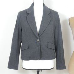 Cartonnier Anthropologie Charcoal Blazer Academic Retro Size 6p Blazer Nwt Pit To Pit: Top Of Shoulder To Hem: Shoulder Seam To Shoulder Seam: Waist: Material: 51% Cotton 47% Polyester 2% Spandex Old School College School Uniform Blazer Retro Gray Gray Cotton Workwear Blazer, Gray Cotton Blazer For Work, Uniform Blazer, Charcoal Blazer, Soft Jacket, Belted Blazer, College School, Anthropologie Jacket, Green Blazer