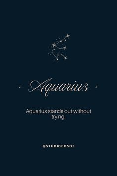 aquarius stands out without trying