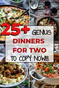 the top 25 genius dinner ideas for two to copy now