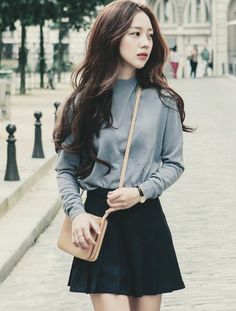 Park Seul | Korean Fashion | Ulzzang | Street Style Korean Fashion Ulzzang, Korean Fashion Summer, Gaun Fashion, K Fashion, Korean Fashion Casual, Mia 3