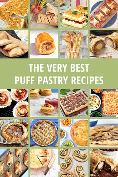 the very best puff pastry recipes from around the world, including desserts and pies