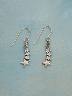 Sterling Silver Earring Length: .75" Ethically Handcrafted in Ojai, California. Ojai California, Shooting Star, Shooting Stars, Silver Earring, Star Earrings, Sterling Silver Earrings, Silver Earrings, California, Sterling Silver