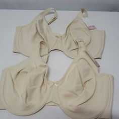 Nwt! 2 Beige Unlined Full-Coverage Bras - Cacique Cotton Collection 42ddd - Brand New With Original Tags Still Attached. If Beige Is Not The Color For You, Check Out My Other Listing For These Two Bras In White! All My Items Come From A Smoke Free Home. Have Questions? Need Measurements? Please As, I'm Happy To Help! See Something You Like? Please Feel Free To Bundle Any Of My Items Together And I Will Make You An Offer! Leopard Print Bra, Cacique Bras, Penguin T Shirt, Coverage Bras, Printed Bras, Full Coverage Bra, Pretty Lingerie, Plunge Bra, Womens Bras