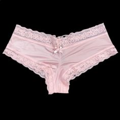 Victoria’s Secret Supersoft Satin With Lace Trim Cheeky Panty New With Tags Size : Medium Color: Pink 100% Authentic Straight From Victoria’s Secret Store Girl Interrupted, Dream Clothes, Victoria's Secret Pink, Look Fashion, Victoria Secret, Pretty Outfits, Secret Pink