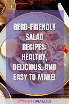 GERD-Friendly Salad Recipes: Healthy, Delicious, and Easy to Make! Gerd Grocery List, Gerd Salad Dressing, Gerd Friendly Salad Dressing, Gerd Salad, Gerd Lunch Ideas, Recipes For Gerd Reflux Disease, Gerd Meal Ideas, Recipes For Gerd, Acid Reflux Meals