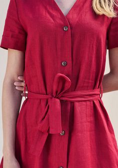 Linen Dress Elegant Classy, Dress Elegant Classy, Classy And Elegant, European Linens, Modern Women, Dress For Success, Button Down Dress, Dress Elegant, Linen Dresses