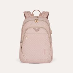 Discover our range of travel laptop backpacks tailored for women. Crafted with quilted knit fabric and equipped with convenient pockets and a USB charging port, these backpacks offer ample storage and durable construction for your everyday excursions. Travel Laptop Backpack, Quilted Backpack, Easy Organization, Anti Theft, Laptop Backpack, Travel Backpack, Blue Flowers, Front Zipper, 6 Inches