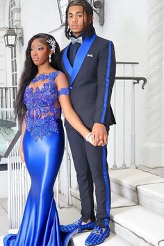 Modern Black Two Pieces Slim Fit Prom Men Suits with Royal Blue Lapel Suit Black Men, Gold Prom Suit, White Prom Suit, Purple Prom Suit, Pink Prom Suit, Red Prom Suit, Black Prom Suits, Blue Prom Suit, Prom Men