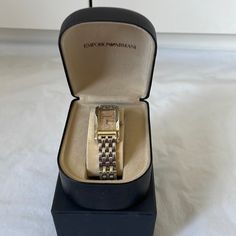 Emporio Armani Women’s Watch In Silver/Light Pink One Size. New. Adjustable. Smoke Free Home. Fast Shipping. Nwb Timeless Gold Watch With Palladium Hardware, Elegant Everyday Luxury Watch With Rectangular Dial, Luxury Watch With Stainless Steel Clasp, Luxury Watch With Stainless Steel Clasp And Round Dial, Elegant Rectangular Analog Jewelry And Watches, Luxury Watch With Stainless Steel Clasp As Gift, Luxury Stainless Steel Clasp Watch As Gift, Elegant Yellow Gold Analog Jewelry And Watches, Designer Analog Watch With Rectangular Dial