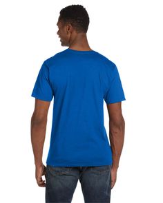 Adult Softstyle® 4.5 oz. V-Neck T-Shirt - ROYAL BLUE - S | Gildan Softstyle V-Neck T-Shirt in Royal Blue Size Small | Cotton 00, 64V00 Grey Sapphire, Heather Blue, Home T Shirts, Blue Shirt, Black Charcoal, Green And Purple, White Undershirt, Royal Blue, V Neck T Shirt