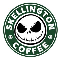 the logo for skeletonington coffee