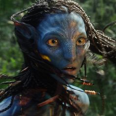 Avatar, Braids, Paint, Makeup, Blue, Make Up, Plaits