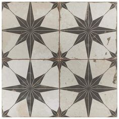 an image of a tile pattern that looks like starbursts