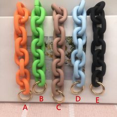 "`✿' Quantity : 1 piece `✿' Width: 2.3 cm (0.9\") `✿' Length : 52 cm (include buckle length) If you need the purse chain in other length, please let me know, we can tailor made for you. ☆-----------------♫---------♫--------------☆ All orders, We use special line to your destination to help avoid Custom Duty, shipping time is around 10-15 days.(dependent upon customs and the postal system). Feel free to contact us if you couldn't find what you're looking for in our store. We'll be more than happy Diy Body Chain, Purse Diy, Handbag Making, Resin Chain, Diy Chain, Bling Shirts, Chain Purse, Chain Handbag, Purse Handles