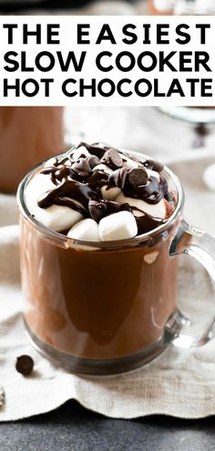 the easyest slow cooker hot chocolate recipe