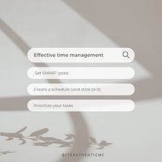 3 Key Components of Effective Time Management / Set SMART goals / Create a schedule (and stick to it) / Prioritize your tasks Life Transitions, Student Success