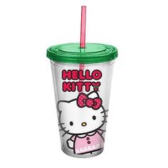 Cold Cup Plastic Strew - Hello Kitty - Holiday 18oz   18214 Hello Kitty 1 Hello Kitty Holiday, Gingerbread Friends, Hello Kitty Kitchen, Hello Kitty Toys, Acrylic Cups, Kitchen Things