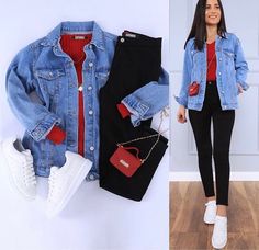 Outfit Denim Jacket, Outfit Denim, Trendy Dress Outfits, Jacket Outfit, Casual Chic Outfit