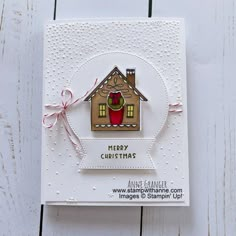 Christmas Gift Tags Handmade, House Cards, Stampin Up Weihnachten, Humble Home, Stampin Up Christmas Cards, Printable Christmas Cards