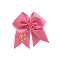 Pink Monogrammed Girls Hairbow Monogrammed Easter Basket, Monogram Bow, Hot Pink Hair, Personalized Bow, Pink Hair Bows, Embroidery Blanks, Fun Arts And Crafts, Easter Hair Bow, Bow Clip