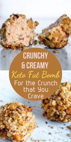 Super Simple and Quick! These delicious fat bombs give you the crunch from the nuts and the "melt in the mouth" feel from the cream cheese and butter all at the same time. All the ingredients are keto-friendly so they are perfect for the ketogenic diet. Fat Bomb, Walnut Recipes, Tasty Snacks, Carb Snacks, Keto Soup, Snacks To Make, Carb Foods, Keto Fat, Low Carbs