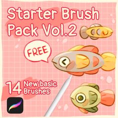 an image of the starter brush pack vol 2