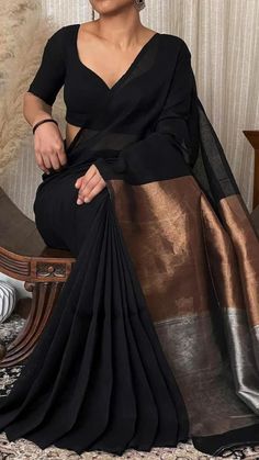 Black Blouse Designs, Saree Jacket Designs, Cotton Saree Blouse Designs, Cotton Saree Blouse